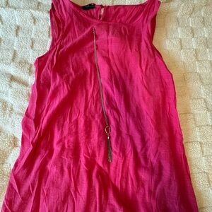 AGB Pink Sleeveless Dress Tank Top